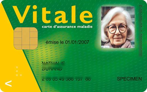 carte vitale mise à jour par la pharmacie Curci